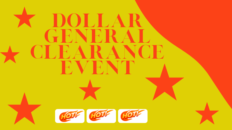 dollar general clearance event